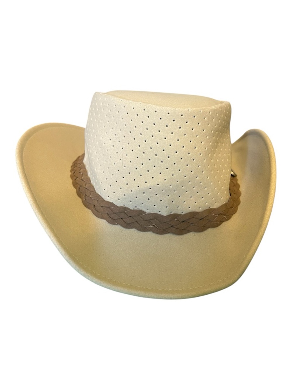 Aussie Chiller Sz XL Bushie Perforated Cooling Hat Light Tan